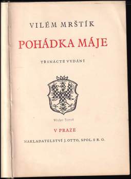 Vilém Mrštík: Pohádka máje
