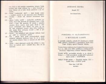 Pohádka o 'Alá' addínovi a kouzelné lampě