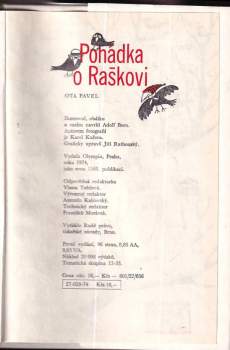 Ota Pavel: Pohádka o Raškovi