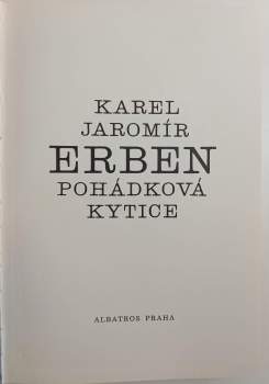 Karel Jaromír Erben: Pohádková kytice