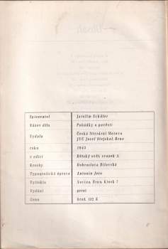 Beneš Metod Kulda: Pohádky a pověsti