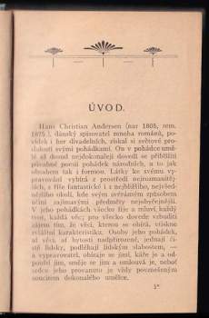 Hans Christian Andersen: Pohádky a povídky