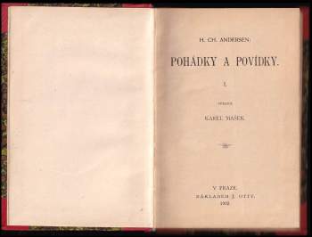 Hans Christian Andersen: Pohádky a povídky