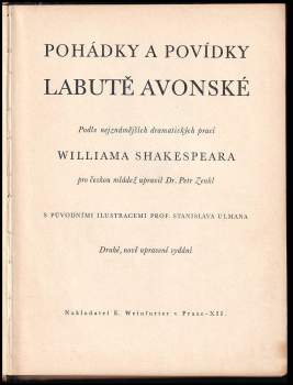 William Shakespeare: Pohádky a povídky Labutě avonské