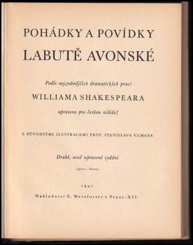 William Shakespeare: Pohádky a povídky Labutě avonské
