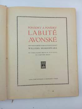 William Shakespeare: Pohádky a povídky Labutě Avonské, Řada I + II V JEDNOM SVAZKU, Pohádka zimního večera, Kupec benátský, Romeo a Julie, Hamlet, Král Lear a další