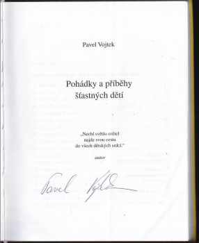 Pavel Vojtek: Pohádky a příběhy šťastných dětí
