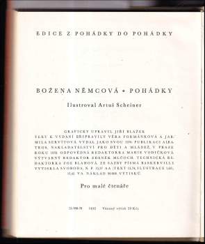 Božena Němcová: Pohádky