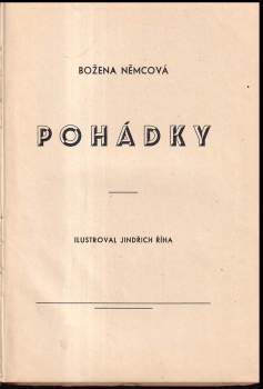 Božena Němcová: Pohádky