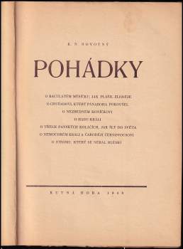 Karel N Novotný: Pohádky