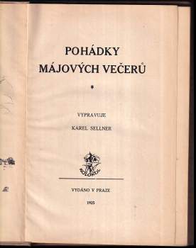 Karel Sellner: Pohádky májových večerů