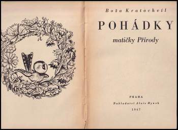 Boža Kratochvíl: Pohádky matičky Přírody