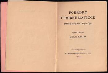 Pohádky o dobré matičce