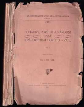 Pohádky, pověsti a národní písně královéhradeckého kraje. Díl 1