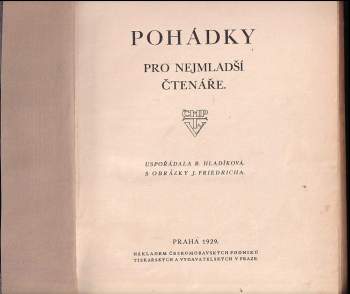 Pohádky pro nejmladší čtenáře