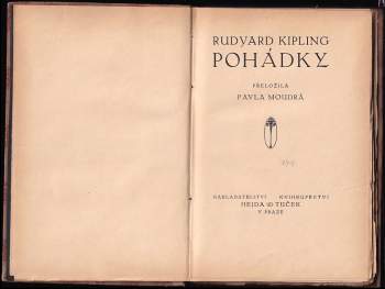 Rudyard Kipling: Pohádky
