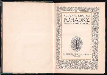 Rudyard Kipling: Pohádky