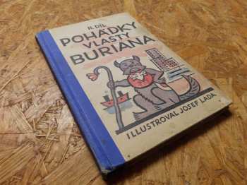 Eduard Šimáček: Pohádky Vlasty Buriana - 2 díly - KOMPLETNÍ - ILUSTRACE JOSEF LADA