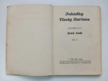 Eduard Šimáček: Pohádky Vlasty Buriana