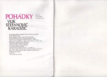 Vuk Stefanović Karadžić: Pohádky