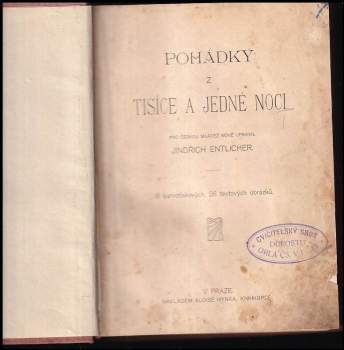 Jindřich Entlicher: Pohádky z Tisíce a jedné noci