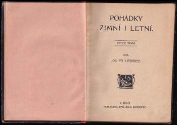 Josef František Urbánek: Pohádky zimní i letní