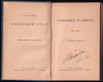 Josef Svatopluk Machar: Pohanské plameny