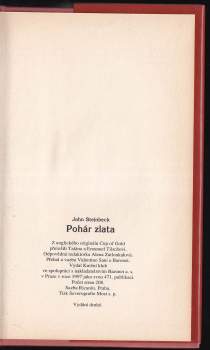 John Steinbeck: Pohár zlata