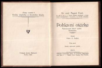 Auguste Forel: Pohlavní otázka