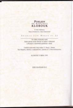 Emil Kordiovský: Pohledy do minulosti Klobouk