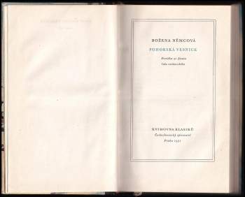 Božena Němcová: Pohorská vesnice