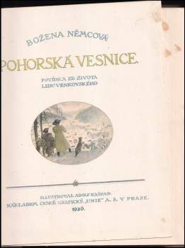 Božena Němcová: Pohorská vesnice