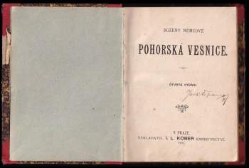 Božena Němcová: Pohorská vesnice