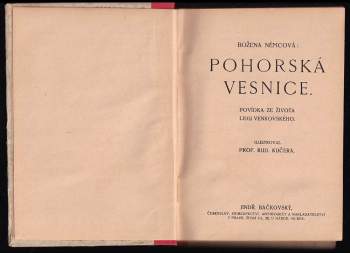 Božena Němcová: Pohorská vesnice