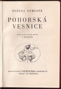 Božena Němcová: Pohorská vesnice