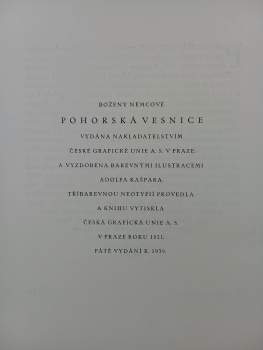 Božena Němcová: Pohorská vesnice