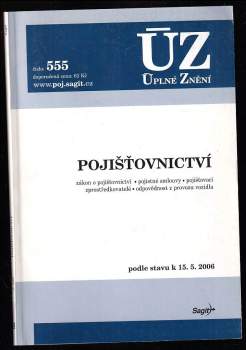 Pojišťovnictví - zákon o pojišťovnictví - pojistné smlouvy