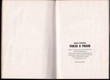 Rudolf Ströbinger: Poker o Prahu