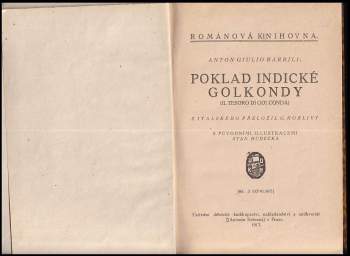 Anton Giulio Barrili: Poklad indické Golkondy