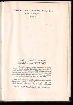 Robert Louis Stevenson: Poklad na ostrově