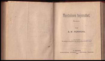 E. W Hornung: Manželovo tajemství