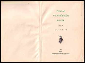 Karl May: Poklad ve Stříbrném jezeře