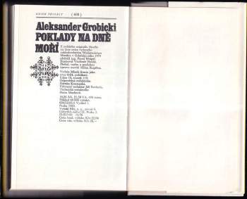 Aleksander Grobicki: Poklady na dně moří