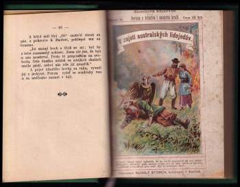 Alfons Bohumil Šťastný: Poklady ve skalách + V zajetí australských lidojedův + Olomah, pohlavár Chipewayů + Bílá paní Rožmberská + Na stepi Orinocké + Přepadení indiánské osady + Zajetí syna pohlavárova + Lovcova výstraha + Bílá paní Sicilská