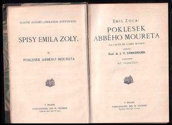 Émile Zola: Poklesek abbého Moureta