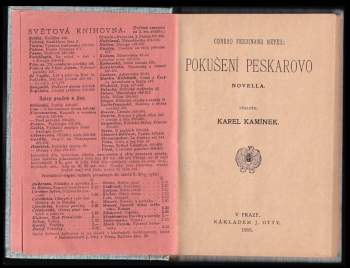 Conrad Ferdinand Meyer: Pokušení Peskarovo