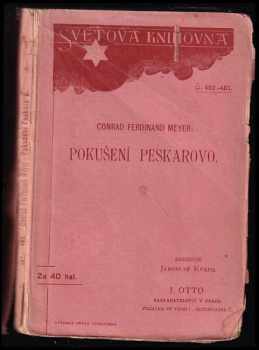 Conrad Ferdinand Meyer: Pokušení Peskarovo : novella