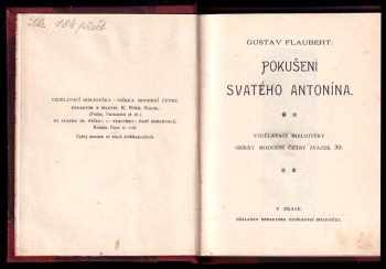 Gustave Flaubert: Pokušení svatého Antonína