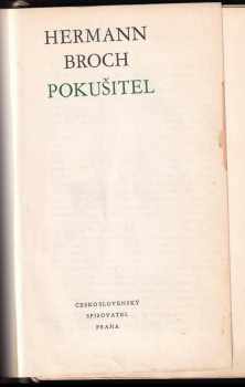 Hermann Broch: Pokušitel