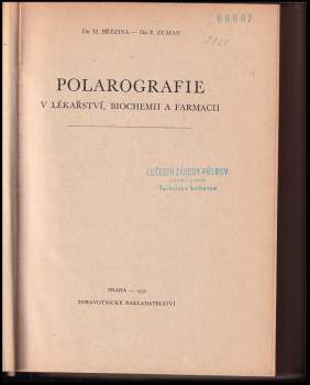 Petr Zuman: Polarografie v lékařství, biochemii a farmacii